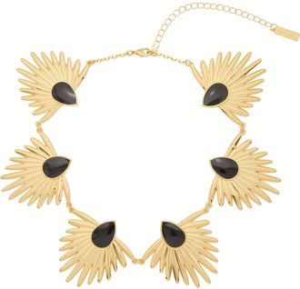 st. Moran Onyx Deco Statement Necklace in Black at Nordstrom