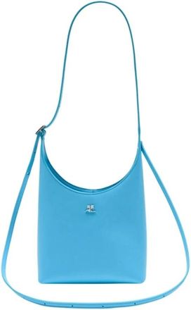 Courr&egrave;ges Cross Body Bags, female, Blue, Size: ONE SIZE Small Melt Tote Bag