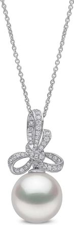 Yoko London Pendente Contessa con diamanti e perle - Argento