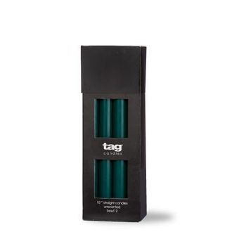 Tag Color Studio 10 Dark Green Straight Candles - Set of 12 at Nordstrom