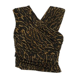 Ganni Mujer, Camisetas, Verde, Talla: M