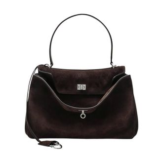 Balenciaga Borsa a Mano Media Rodeo - female - Balenciaga - Handbags - Brown - ONE SIZE - Bags
