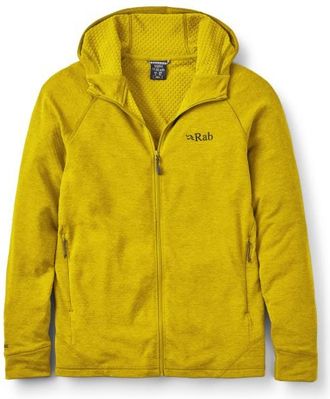 RAB Nexus Hoody Fleecejacke f&uuml;r Herren | gelb