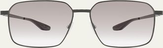 Barton Perreira Mens Hampton Square Titanium Sunglasses