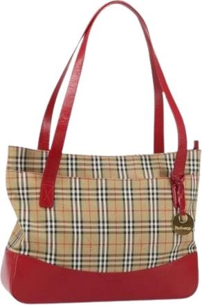 Burberry Pre-owned Tote Bags, female, Beige, Size: ONE SIZE Pre-owned Tote Bag