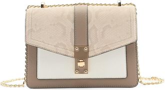 Aldo Donbeth Shoulder Bag in Bone Matte Snake at Nordstrom Rack