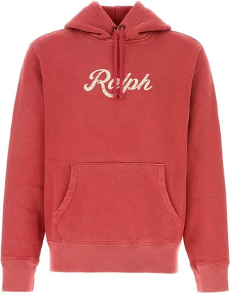 Polo Ralph Lauren Red Cotton Blend Sweatshirt