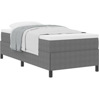 vidaXL Estructura De Cama Gris Claro 80 X 200 Cm Telas De Pana Vidaxl