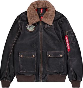 Alpha Industries B-15 Custom Leather Jacket