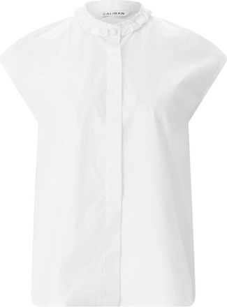 Caliban Shirts - Dames - Overhemden - Wit - 2XL - Katoen - Overhemden