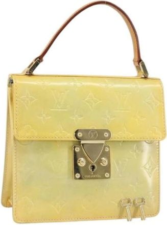 Louis Vuitton Pre-owned Handbags, female, Yellow, Size: ONE SIZE Pre-owned Leather Handbag