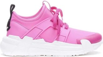 Moncler Stijlvolle Sneaker - Dames - Sneakers - Roze - 36 EU - Leer - Schoenen