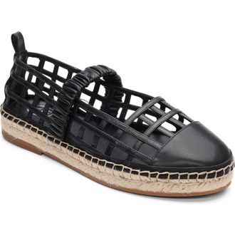 Ash Elly Espadrille Flat in Black at Nordstrom, Size 10Us