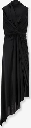 Balenciaga Vestito lungo asimmetrico in tessuto stretch - BALENCIAGA - gender_Woman