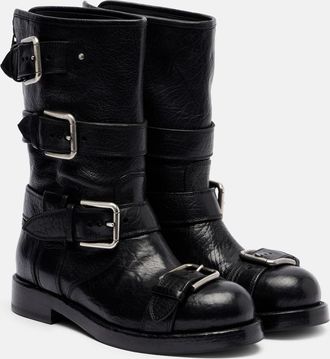 Dolce & Gabbana Leather biker boots