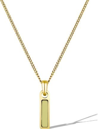 Vincero Mens Birthstone Pendant Necklace in Gold - November at Nordstrom