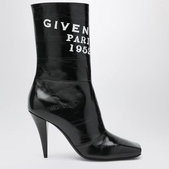 Givenchy Black Sliced Square GIVENCHY Tape ankle boots