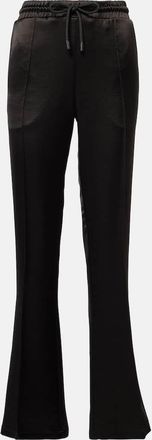 J.W.Anderson Pantaloni flared in raso a vita media