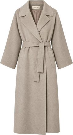 Liviana Conti Wayne Coat - Dames - Jas met riem - Beige - 2XL - Wol - Jassen