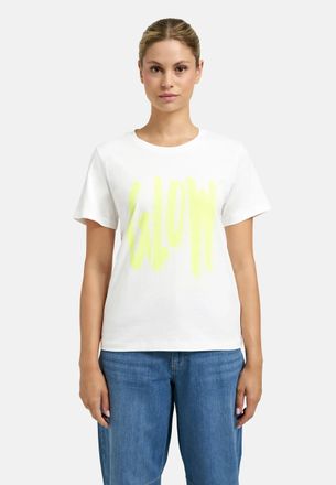Smith & Soul T-Shirt SMITH & SOUL, Damen, Gr. XXL, neon gelb, Jersey, Obermaterial: 100% Baumwolle, bedruckt, regular fit normal, Rundhals, abgesteppte Kante, Shir