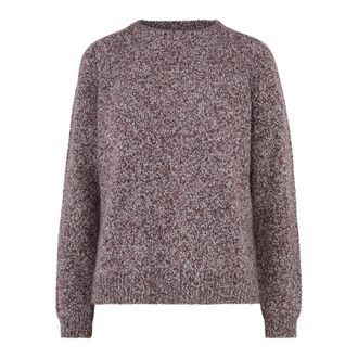 Bomboogie Girocollo Boucl&eacute; Trui - Dames - Truien - Bruin - Maat: L Wol