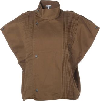 Loewe Blusa a maniche corte 2000-2020 - Marrone