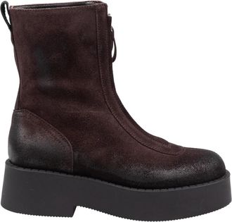Premiata M7144 Tronchetto - Dames - Enkellaarsjes - Bruin - 37 EU - Su&egrave;de - Schoenen