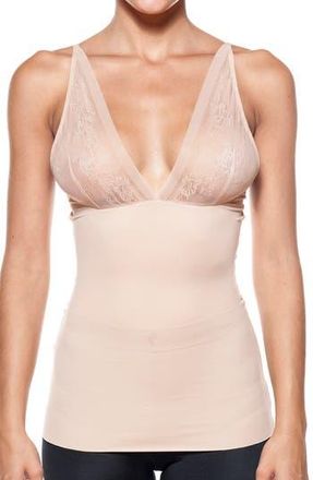 Body Beautiful Lace Cup Smooth Shaper Camisole in Nude at Nordstrom Rack, Size Medium