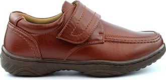 Generic Mens Casual Shoes Mens Touch Fastening Shoes Lightweight Shoe with Textile Lining Tan 10 UK