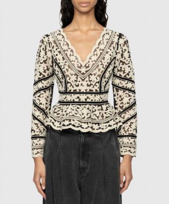Sea New York Bea Embroidery Top In Multi