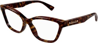 Gucci Glasses, female, Brown, Size: 55 MM Gg1589O Optical Frame