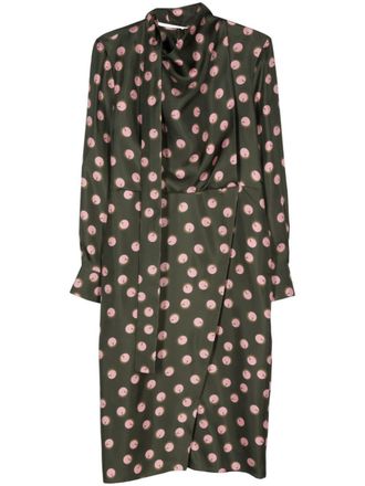 Fendi Zijden jurk - Groen