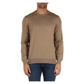 HUGO BOSS Heren, Truien, Bruin, Maat: 3XL Katoen
