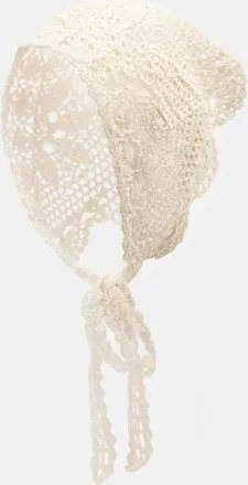 Anna Kosturova Bufanda de croch&eacute; de algod&oacute;n