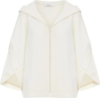 Max Mara Vest met capuchon - Wit
