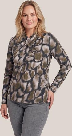 Mart Visser Roby Print Top Olijfgroen / Multi Maxi
