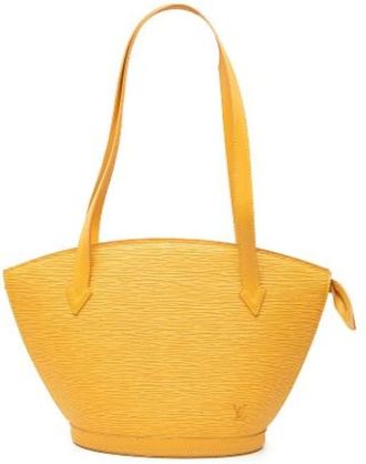 Louis Vuitton Pre-owned Saint Jacques PM - Dames - Vintage Schoudertas - Geel - ONE Size - Leer - Vintage
