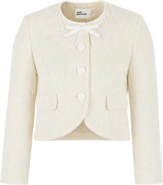 Self Portrait Donna, Giacche, Beige, XS, new