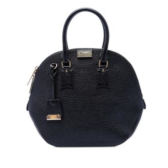 Burberry Pre-owned Burberry Large Grained Calfskin Heritage Orchard Bowling Bag Ladies FAJN0X0YD1WCS2ZR