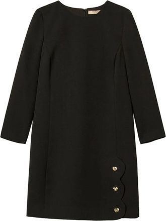 Twinset Twin-set Jurken - Dames - Korte kleedjes - Zwart - L - Kleedjes