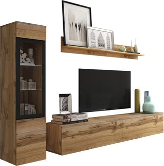 Mirjan24 Mobilier1 - Conjunto De Sal&oacute;n Sarasota 125, Roble Wotan