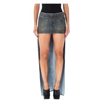 7 For All Mankind Gonna Mini Asimmetrica Nolita - - Skirts - Donna - Grigio - W28