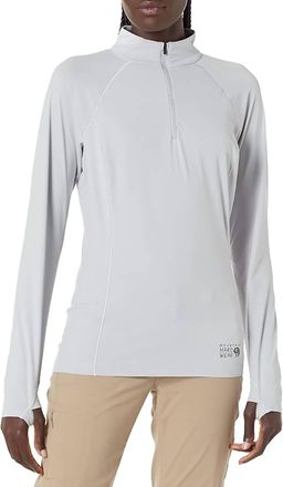 Mountain Hardwear Stretch 1/2 Zip Jacket In Glacial