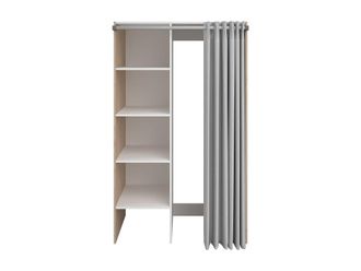 VENTE-UNIQUE.COM Mueble para lavadora madera color natural claro