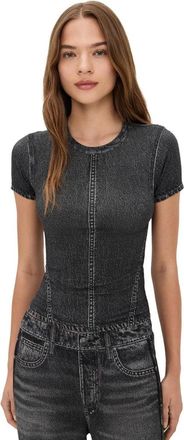 Rag & Bone Womens Miramar Jersey Baby Tee