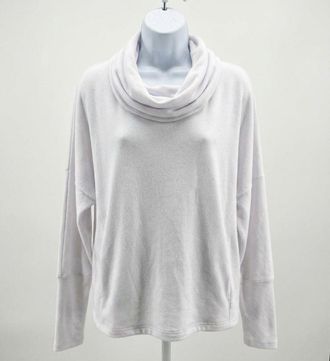 Z Supply Easy Cowl Sweater In White