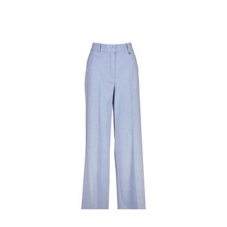 Am&eacute;lie & Am&eacute;lie Patty Broek - female - Am&eacute;lie & Am&eacute;lie - Wide Trousers - Blue - XL - Trousers