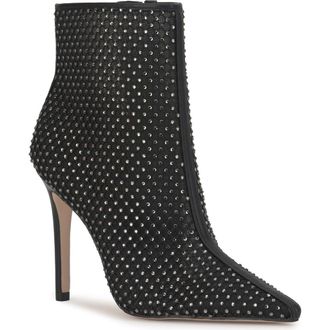 Jessica Simpson Pazra Studded Bootie in Black at Nordstrom, Size 8.5
