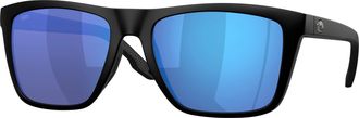 Costa MAINSAIL XL Blue Mirror Polarized Glass Square Mens Sunglasses 6S9131 913103 59