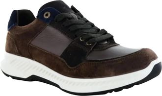 Xsensible Hudson Sneaker - Heren - Sneakers - Bruin - 41 EU - Leer - Schoenen
